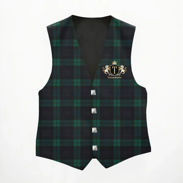 Scottish Vest Black Watch Tartan