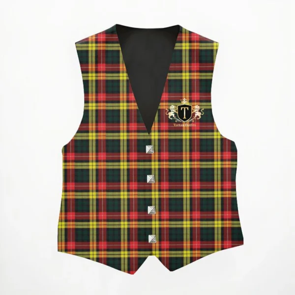 Scottish Vest Buchanan Tartan