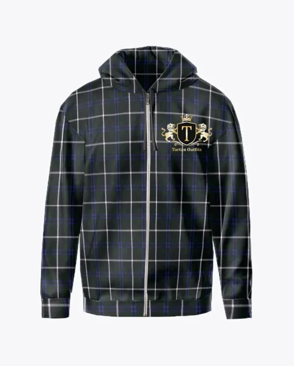 Highland Tartan Zipper Hoodies