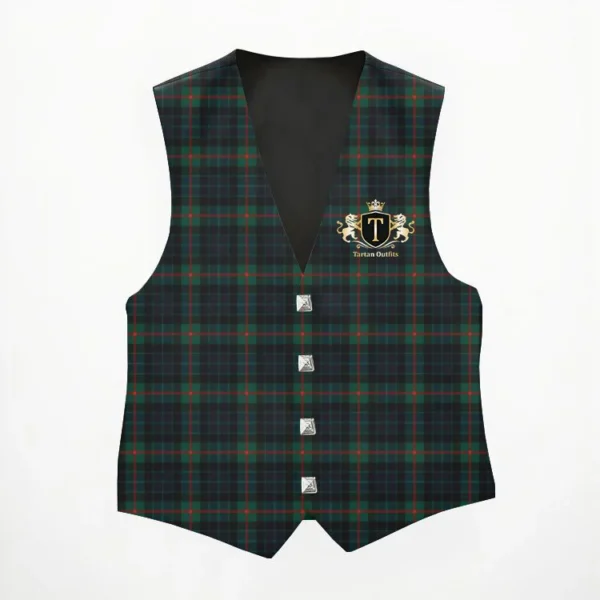 Scottish Casual Vest Gun Tartan