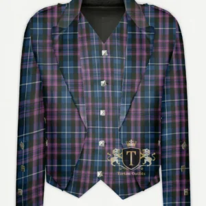 Prince Charlie Kilt Jacket With Five Button Vest Premium Quality