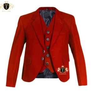 Scottish Red Wool Jacket