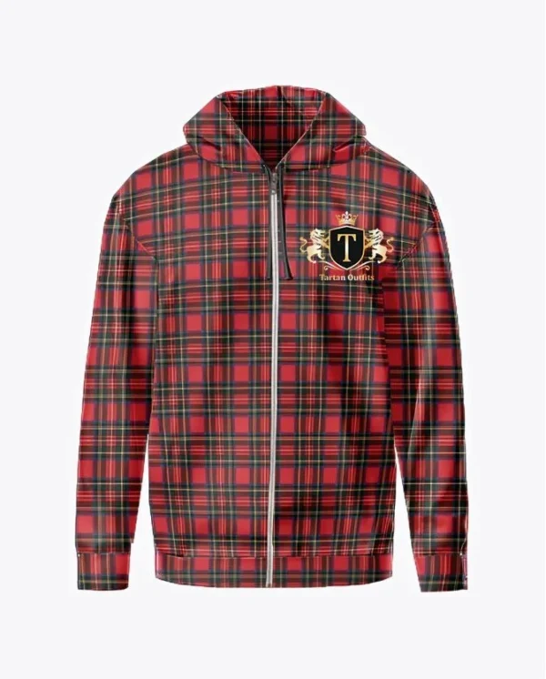 Tartan Zipper Hoodies