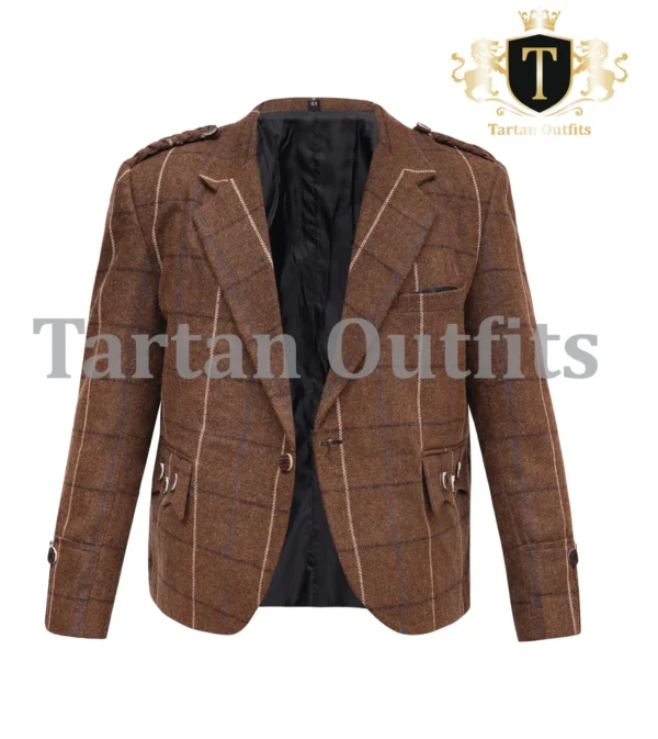 Scottish Brown Tweed Jacket