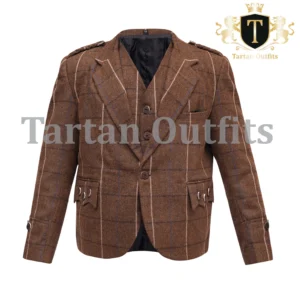 Men's Brown Tweed Jacket