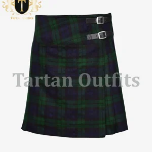 Ladies Kilt in Black Watch Tartan Premium Quality | Modern Style