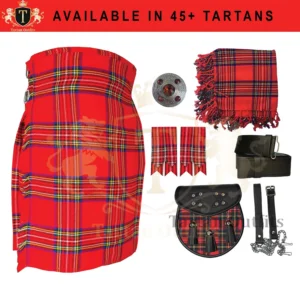 Men's 6 Pieces Kilt Outfits