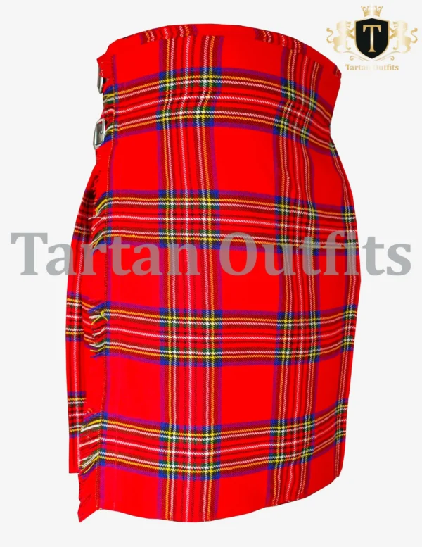 Men's Scottish Wedding Kilt in Royal Stewart Tartan