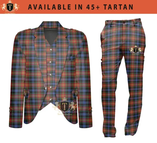 Scotland Attire Scottish Argyle Jacket & Pant Set