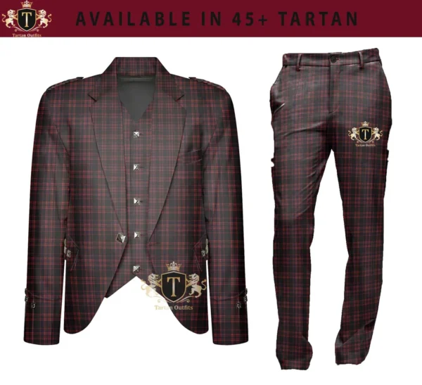 Highland Outfits Scottish Argyle Jacket & Pant Set