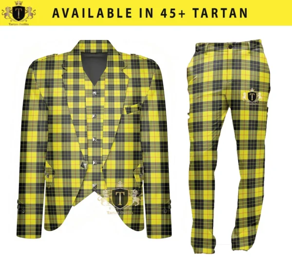 Scotland Mens Fashion Scottish Argyle Jacket & Pant Set