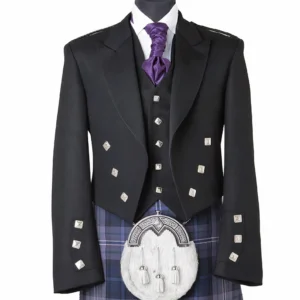 Prince Charlie Jacket With Five Button Vest Premium Quality