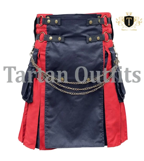 Utility kilt with Antique Chain