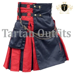 Utility kilt with Antique Chain