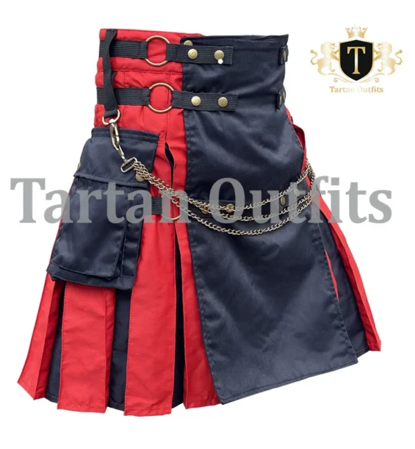 Utility kilt with Antique Chain