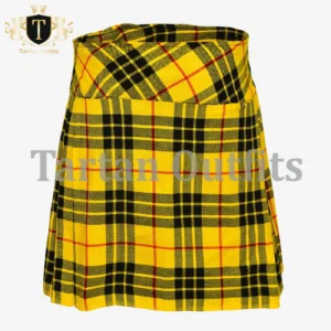 Women Skirt in Plain Black Tartan