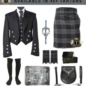 Prince Charlie jacket Kilt outfit