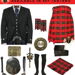 Argyle jacket kilt outfits