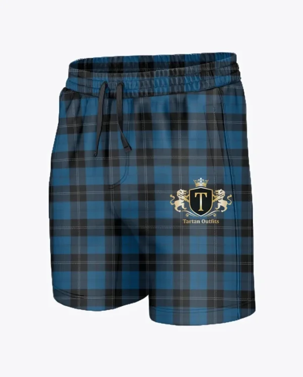 Ramsey Blue Tartan Shorts